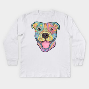 Pitbull Kids Long Sleeve T-Shirt